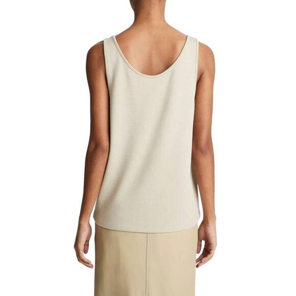 Vince Relaxed Scoop Neck Tank in Sepia Tan V018384455-995SPA Medium M NEW - Picture 4 of 5
